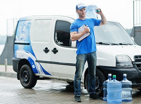 water delivery person